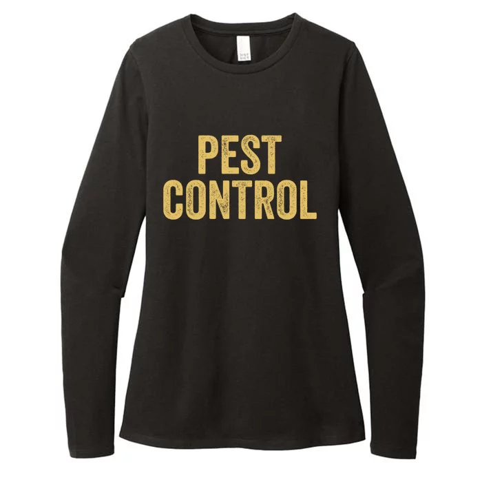 Pest Control Exterminator Halloween Costume Cool Gift Womens CVC Long Sleeve Shirt