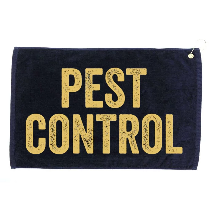 Pest Control Exterminator Halloween Costume Cool Gift Grommeted Golf Towel