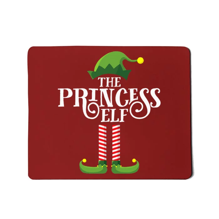 Princess Cute Elf Matching Family Group Christmas Party Pj Mousepad