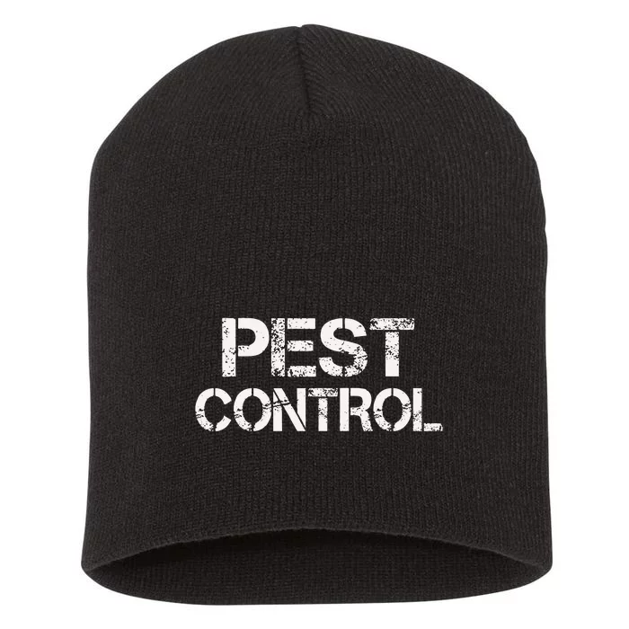 Pest Control Exterminator Halloween costume Short Acrylic Beanie