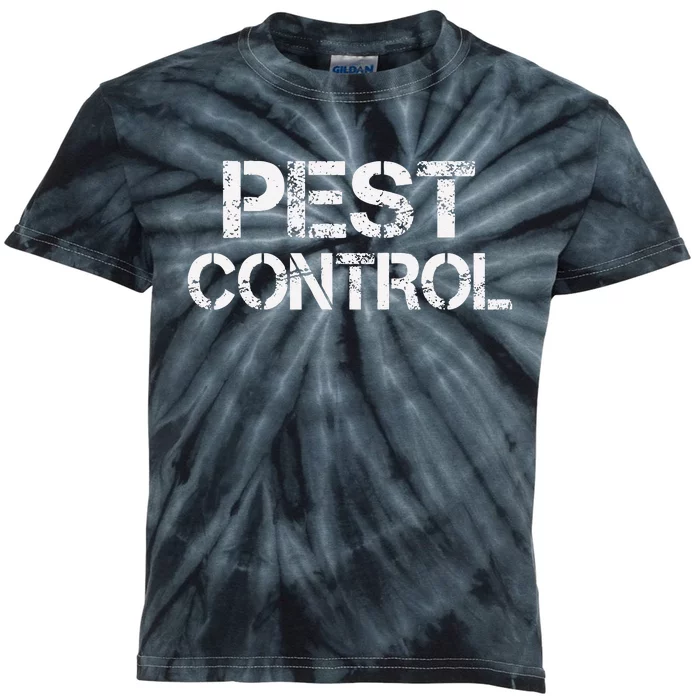 Pest Control Exterminator Halloween costume Kids Tie-Dye T-Shirt