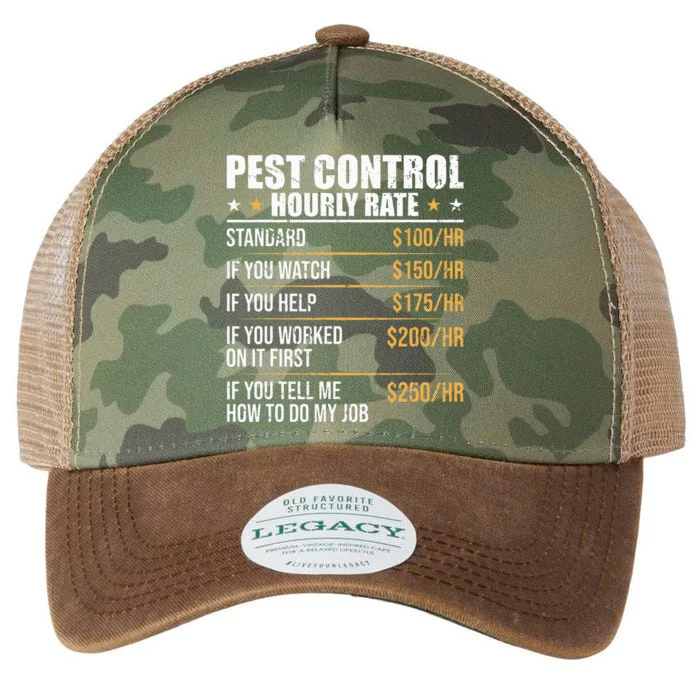 Pest Control Exterminator Pest Controller Hourly Rate Legacy Tie Dye Trucker Hat