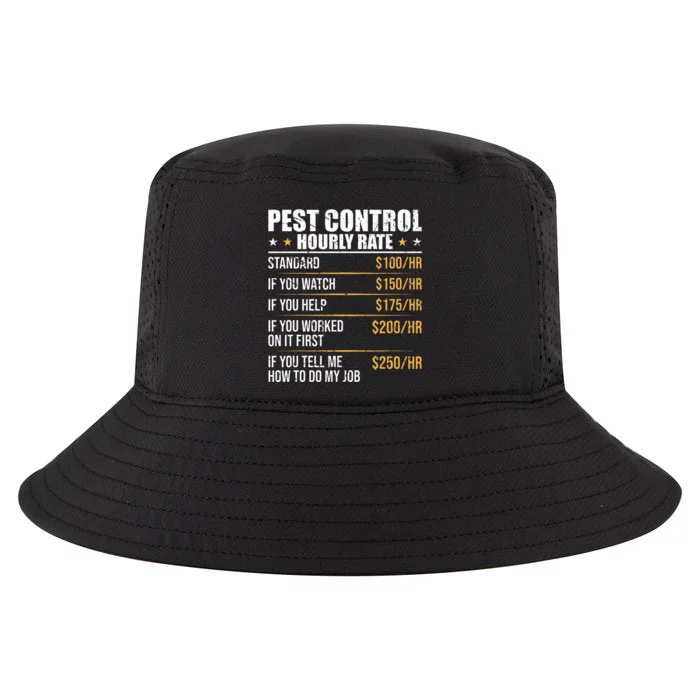 Pest Control Exterminator Pest Controller Hourly Rate Cool Comfort Performance Bucket Hat