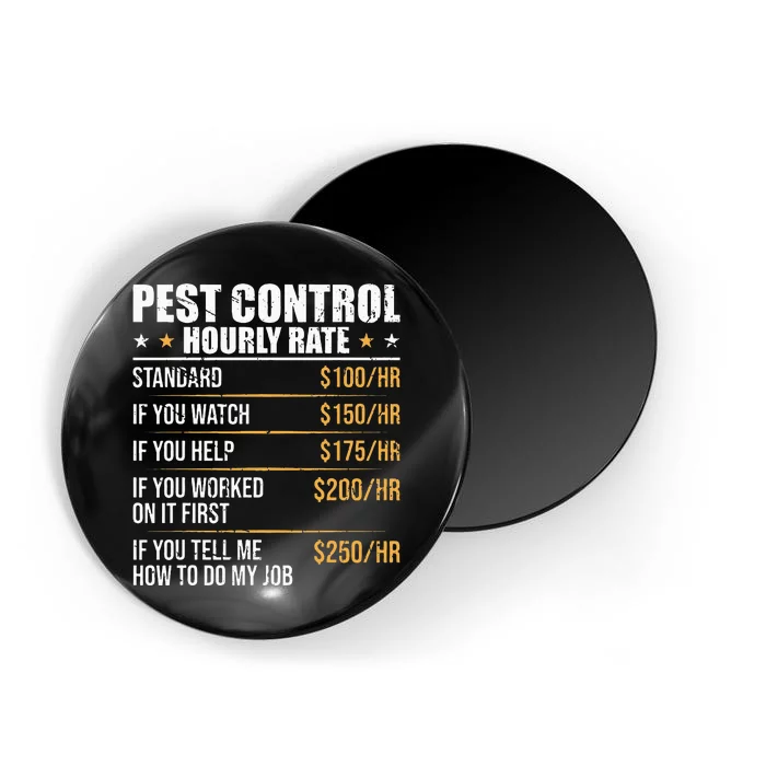 Pest Control Exterminator Pest Controller Hourly Rate Magnet