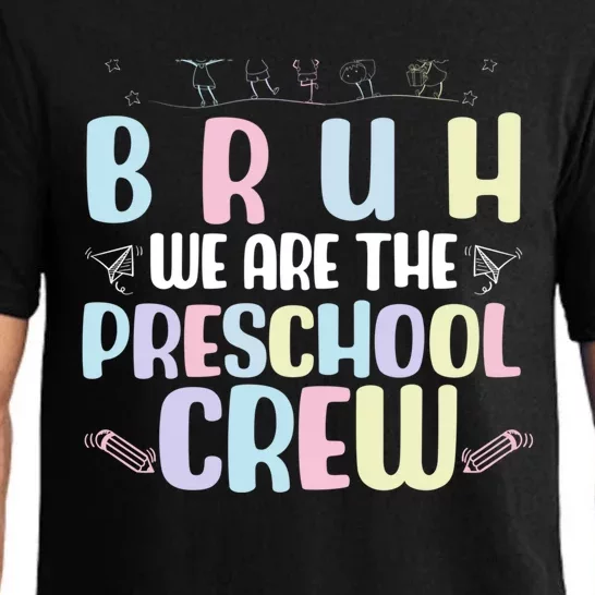 Preschool Crew End Of The Year Preschool Teacher Cute Gift Pajama Set