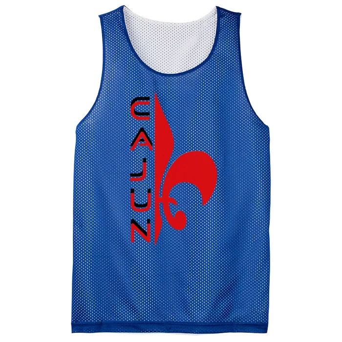 Proud Cajun Fleur Louisiana Pride State Symbol Mesh Reversible Basketball Jersey Tank