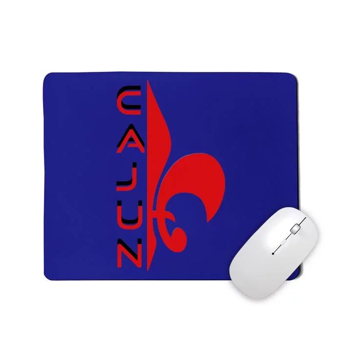 Proud Cajun Fleur Louisiana Pride State Symbol Mousepad