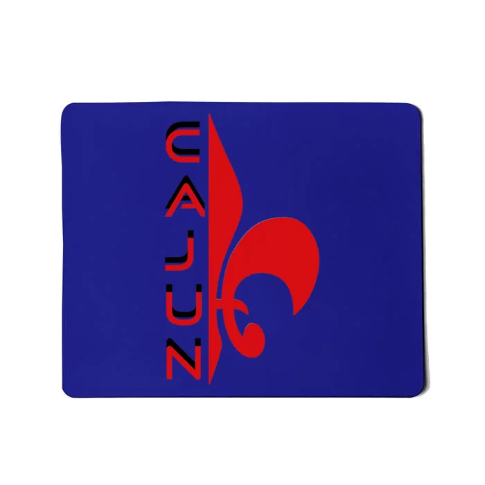 Proud Cajun Fleur Louisiana Pride State Symbol Mousepad