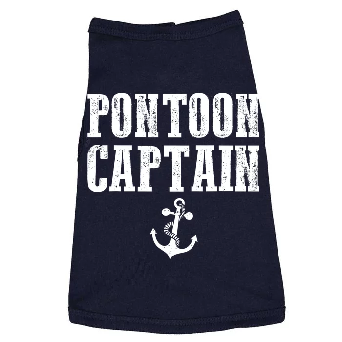 Pontoon Captain Funny Pontoon Shirt For Men And Women Doggie Tank