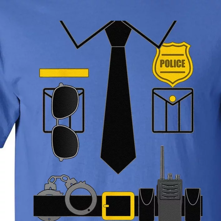 Police Costume For &S Halloween Police Officer Tall T-Shirt