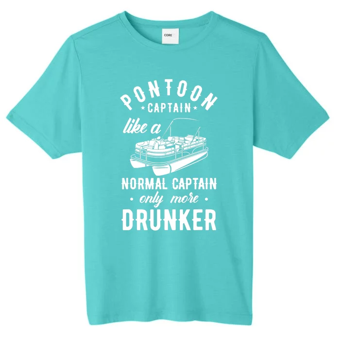 Pontoon Captain Funny Pontoon Captain Drunker ChromaSoft Performance T-Shirt