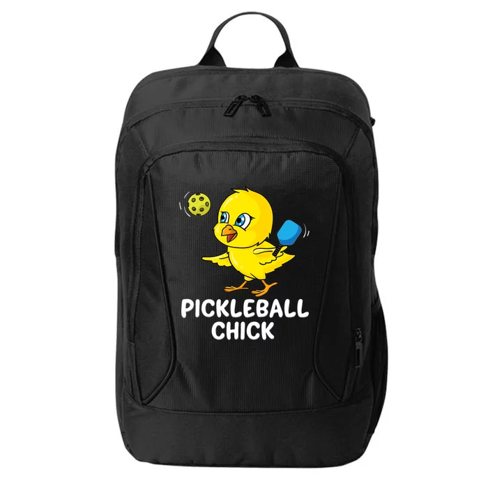 Pickleball Chick, funny pickleball City Backpack