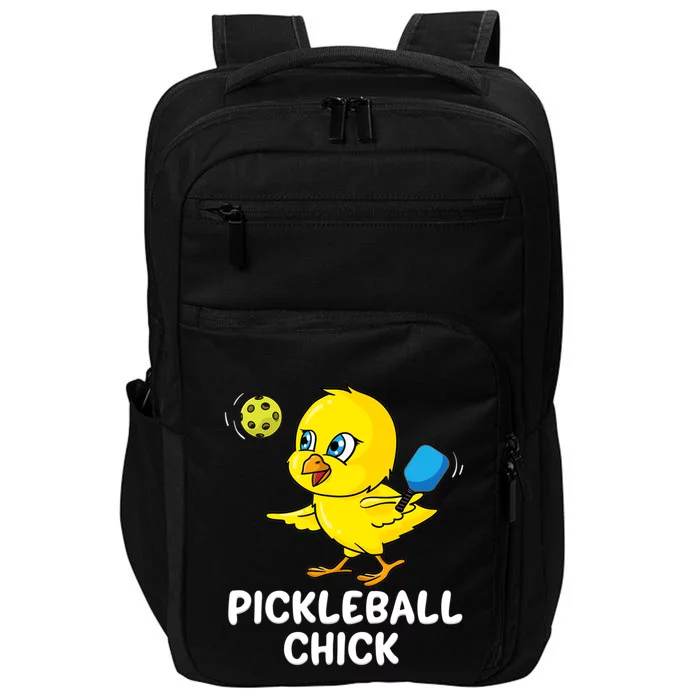 Pickleball Chick, funny pickleball Impact Tech Backpack