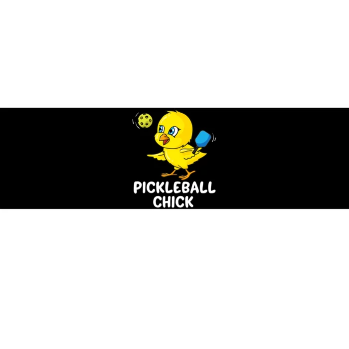 Pickleball Chick, funny pickleball Bumper Sticker