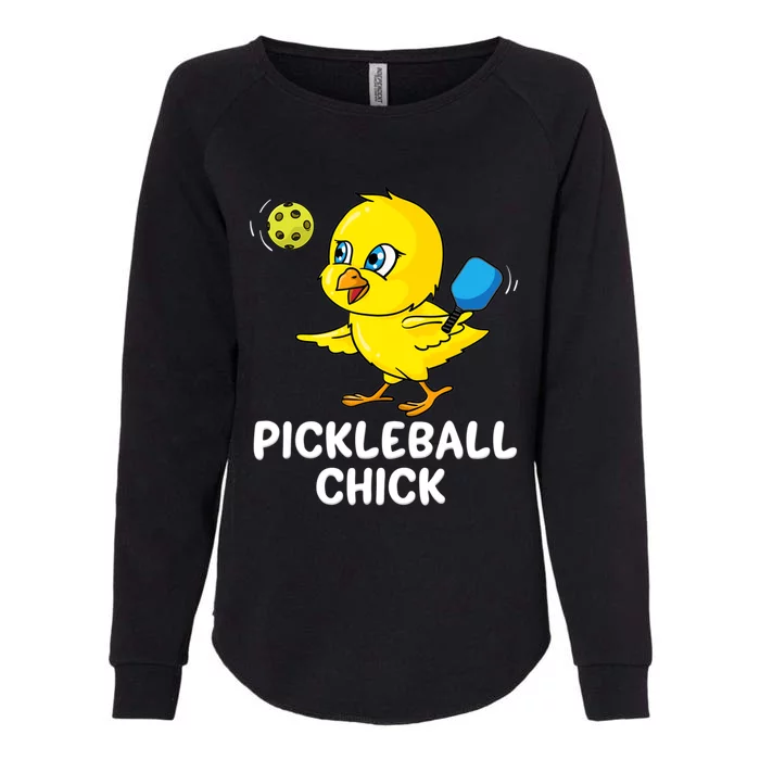 Pickleball Chick, funny pickleball Womens California Wash Sweatshirt