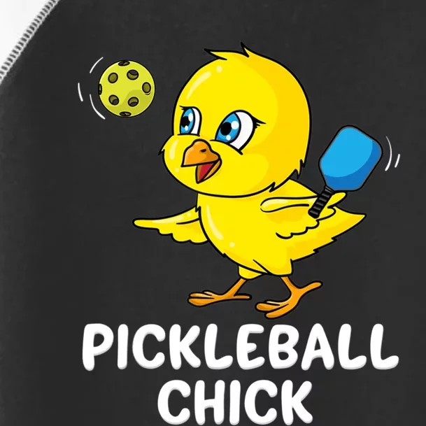 Pickleball Chick, funny pickleball Toddler Fine Jersey T-Shirt