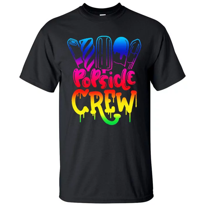 Popsicle Crew Fun Summertime Ice Lolly Summer Treats Tall T-Shirt