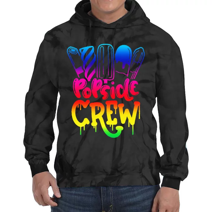 Popsicle Crew Fun Summertime Ice Lolly Summer Treats Tie Dye Hoodie