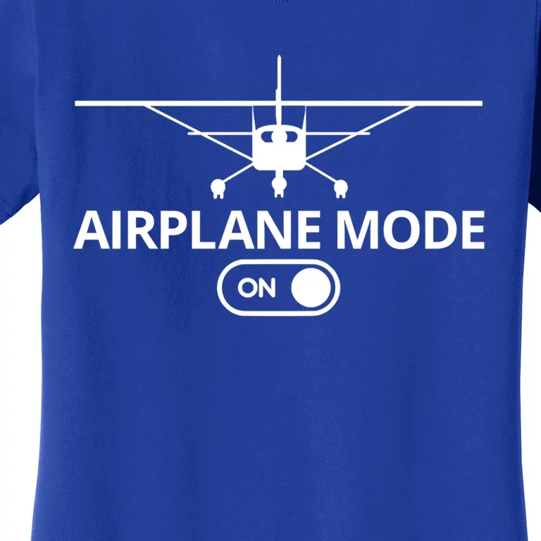 Pilot C172 Flying Airplane Mode On Cool Gift Women's T-Shirt