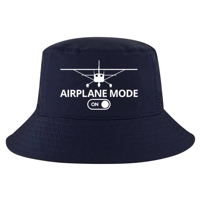 Pilot C172 Flying Airplane Mode On Cool Gift Cool Comfort Performance Bucket Hat