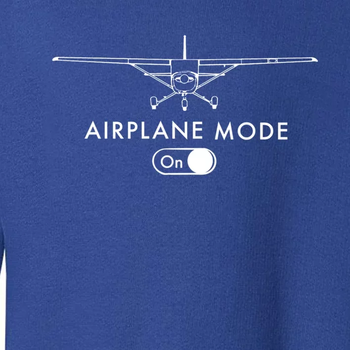 Pilot C172 Flying Gift Airplane Mode Gift Toddler Sweatshirt