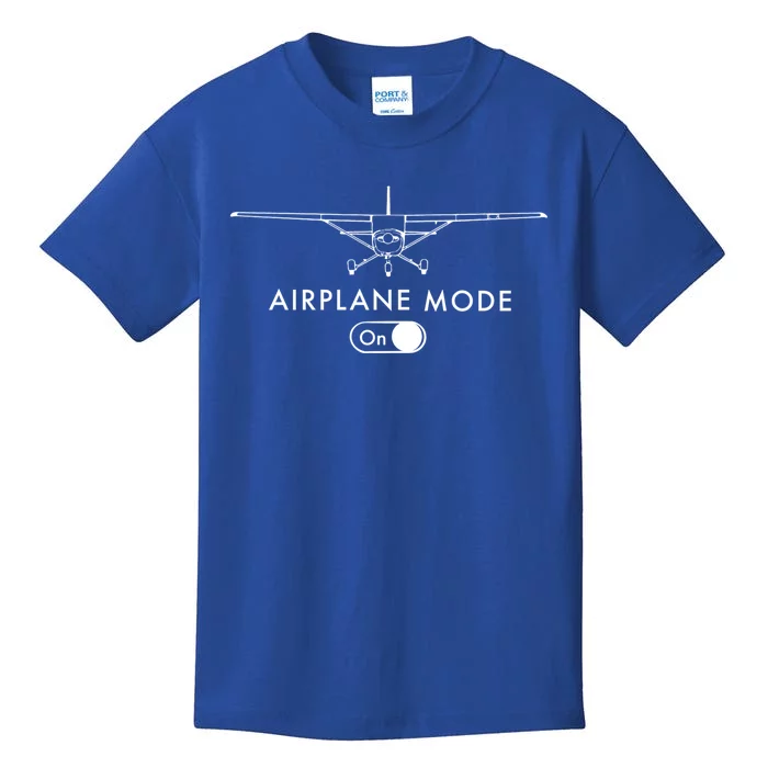 Pilot C172 Flying Gift Airplane Mode Gift Kids T-Shirt