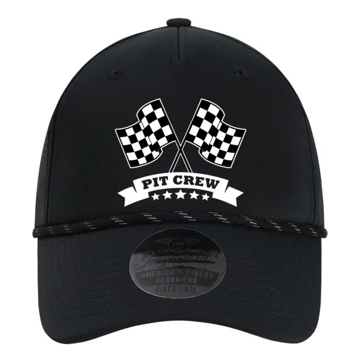 Pit Crew For Race Car Parties White Banner Performance The Dyno Cap