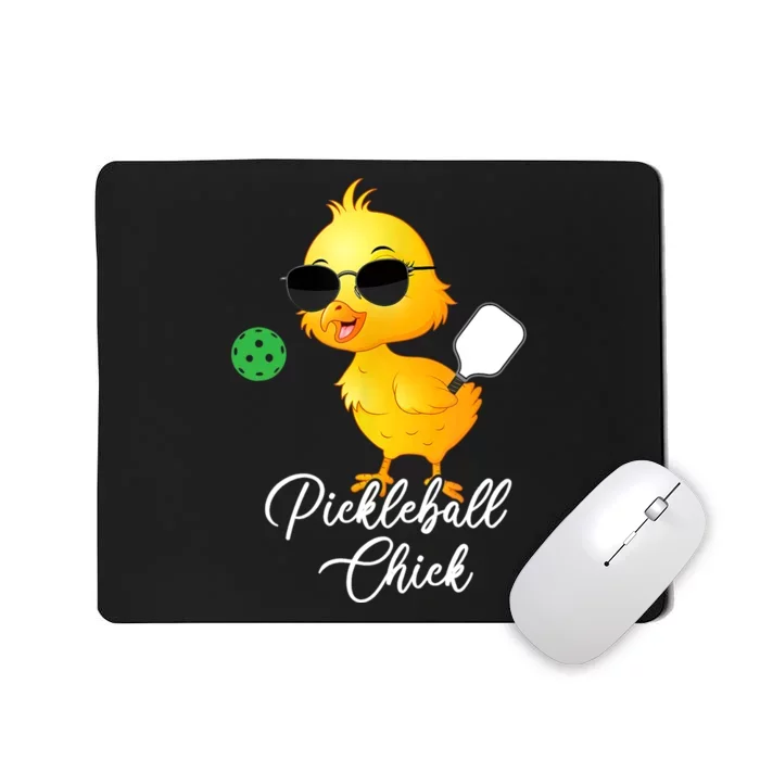 Pickleball Chick, Funny Pickleball TShirt Mousepad