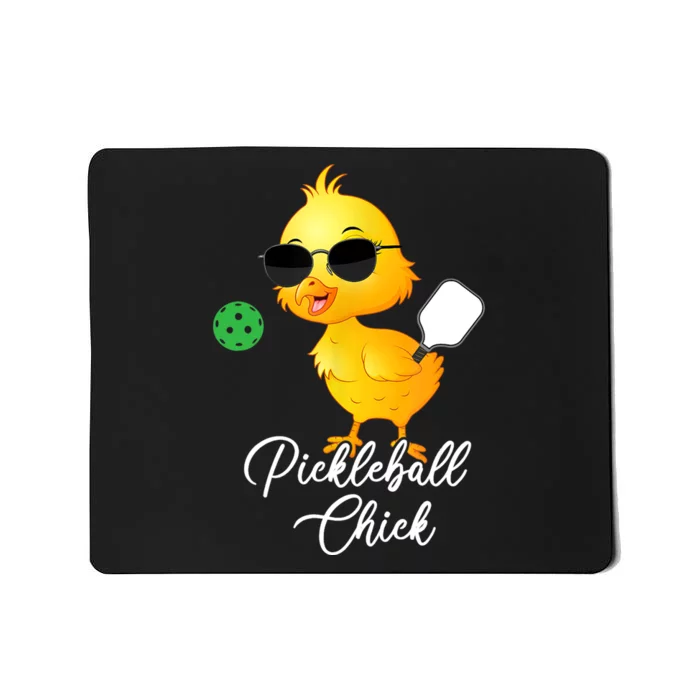 Pickleball Chick, Funny Pickleball TShirt Mousepad