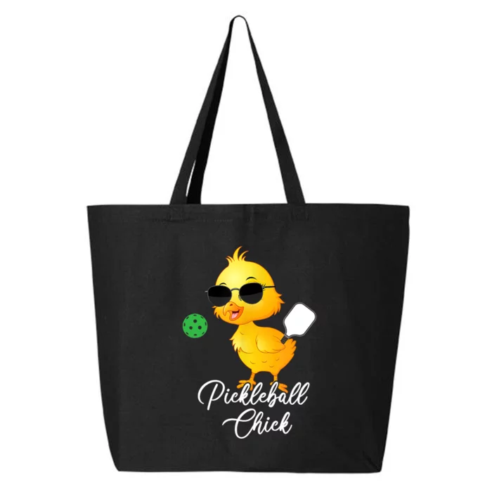 Pickleball Chick, Funny Pickleball TShirt 25L Jumbo Tote