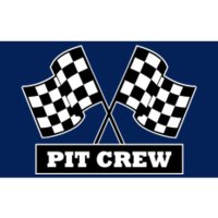 Pit Crew For Racing Party Parents Team Fast Cars Dark Bumper Sticker