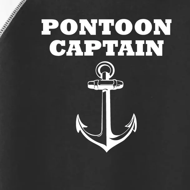 Pontoon Captain Funny Pontoon Toddler Fine Jersey T-Shirt