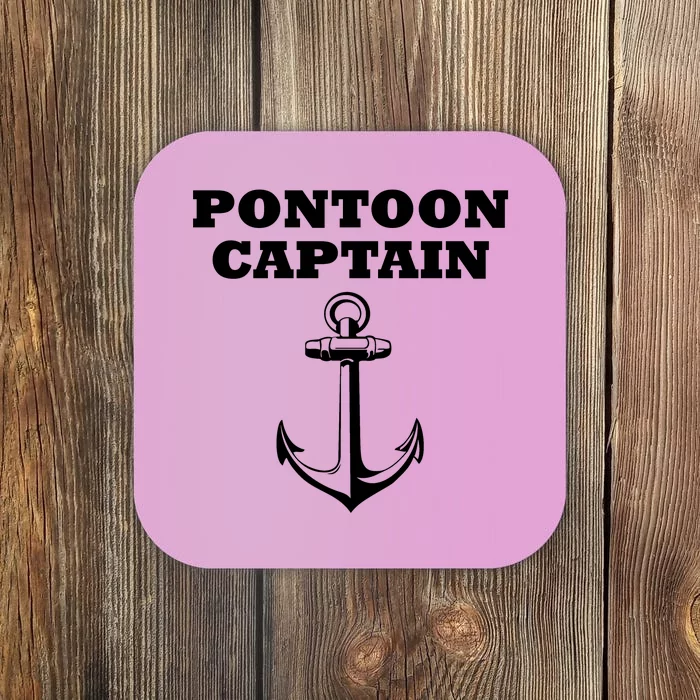 Pontoon Captain Funny Pontoon Coaster