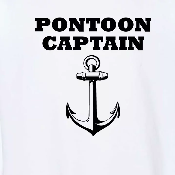 Pontoon Captain Funny Pontoon Garment-Dyed Sweatshirt