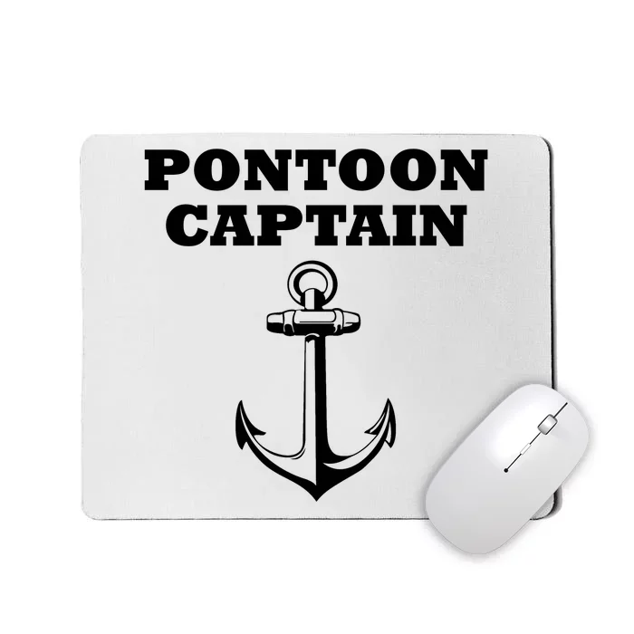 Pontoon Captain Funny Pontoon Mousepad