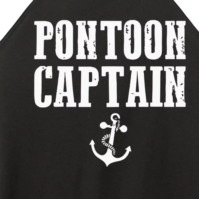 Pontoon Captain Funny Pontoon Women’s Perfect Tri Rocker Tank