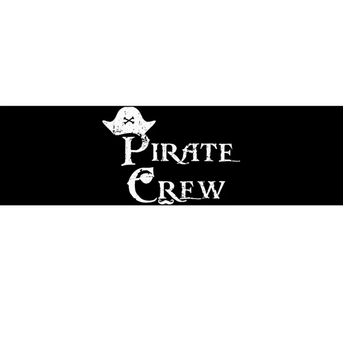 Pirate Crew Funny Halloween Costume Bumper Sticker