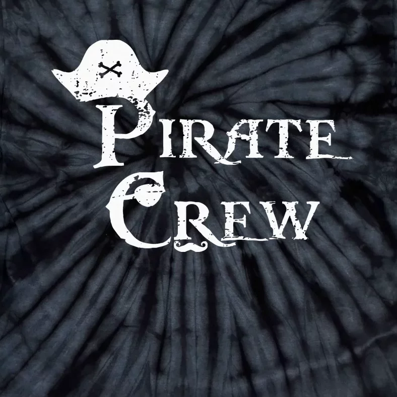 Pirate Crew Funny Halloween Costume Tie-Dye T-Shirt