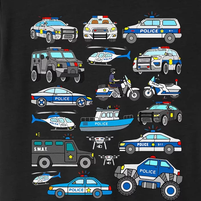 Police Car For Cop Vehicles SWAT Truck ChromaSoft Performance T-Shirt