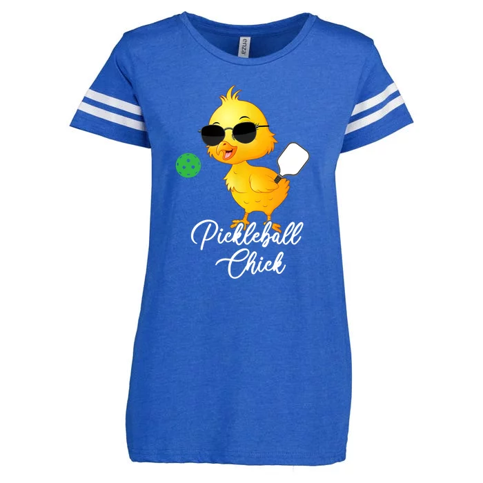 Pickleball Chick Funny Meme Pickleball Enza Ladies Jersey Football T-Shirt