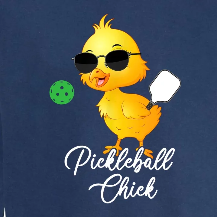 Pickleball Chick Funny Meme Pickleball Garment-Dyed Sweatshirt