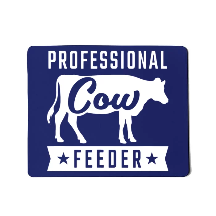 Professional Cow Feeder For Cow Loving Farmers Cute Mousepad