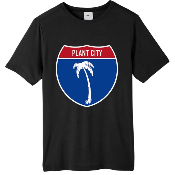 Plant City Florida FL Interstate Highway Vacation Souvenir ChromaSoft Performance T-Shirt