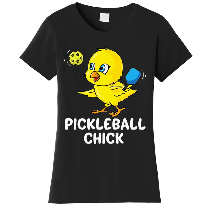 Pickleball Chick, funny pickleball Women's T-Shirt