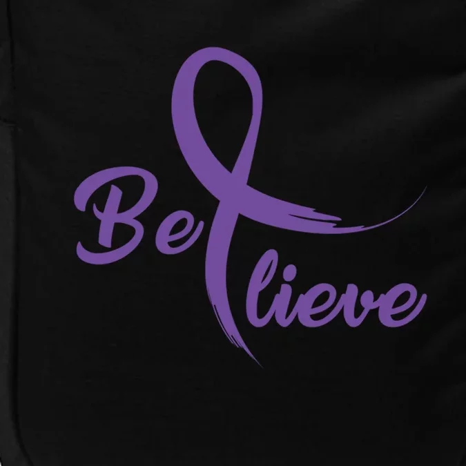 Pancreatic Cancer Fight Cancer Ribbon Gift Impact Tech Backpack