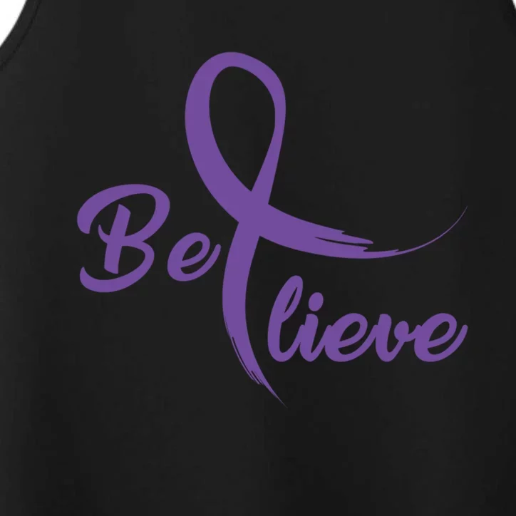 Pancreatic Cancer Fight Cancer Ribbon Gift Performance Tank