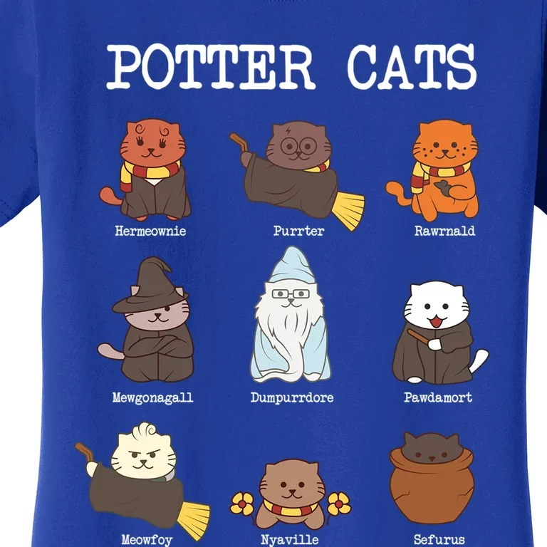 Potter Cats Funny Funny Gift For Cat Lovers Gift Women's T-Shirt