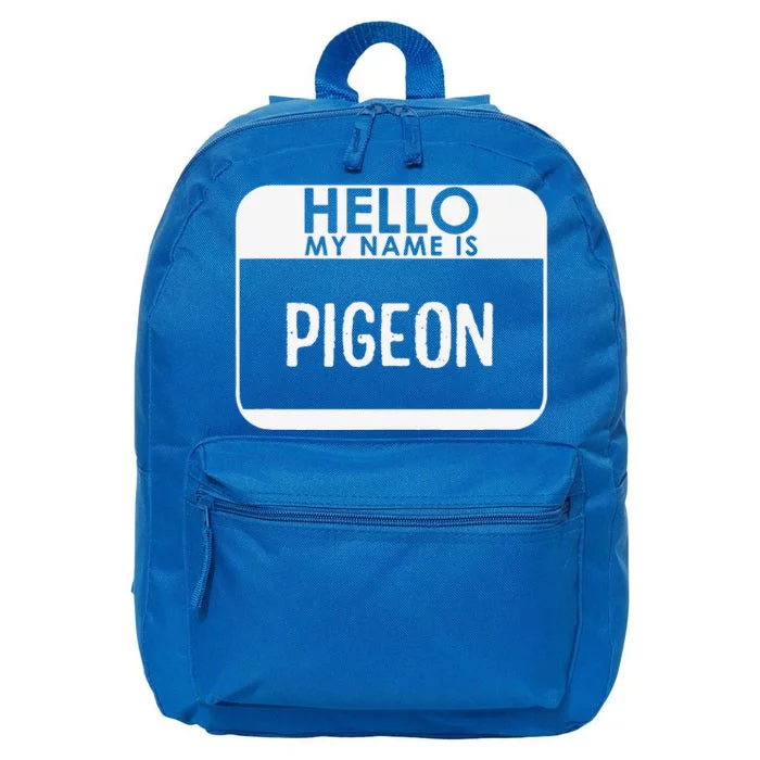 Pigeon Costume Funny Easy Last Minute Halloween Bird Gift 16 in Basic Backpack