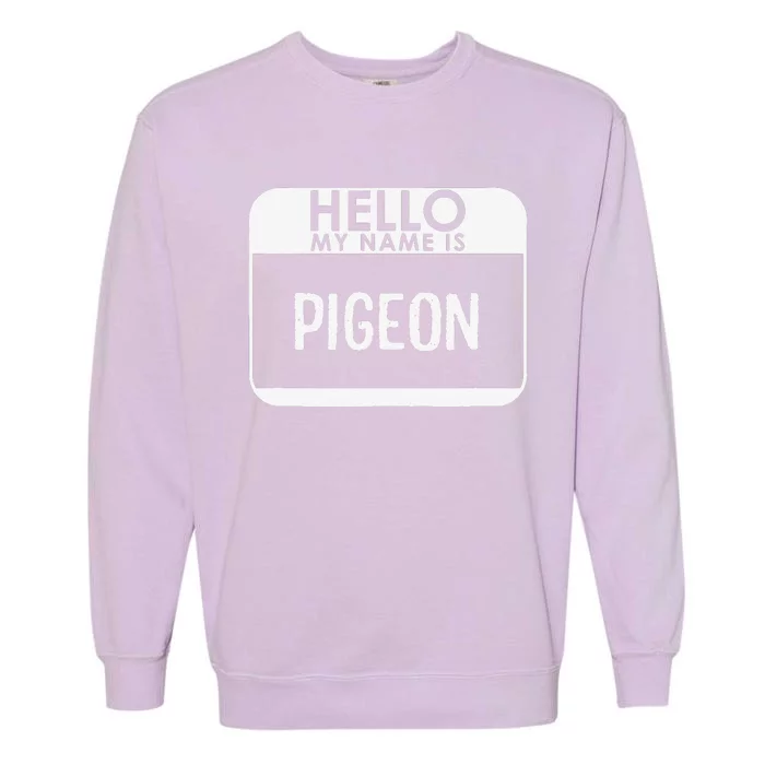 Pigeon Costume Funny Easy Last Minute Halloween Bird Gift Garment-Dyed Sweatshirt