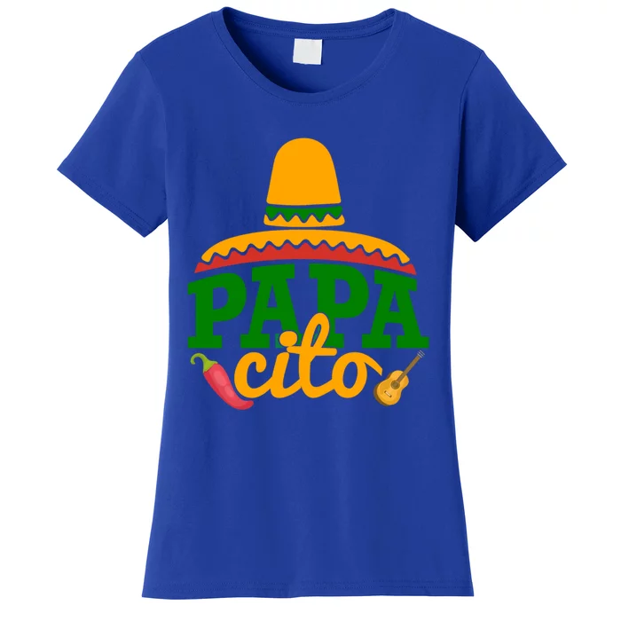 Papa Cito Father's Day Funny Mexican Cico De Mayo Dad Daddy Gift Women's T-Shirt